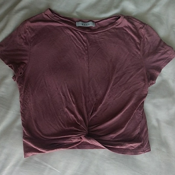 gaze Tops - gaze | Knotty Crop Top